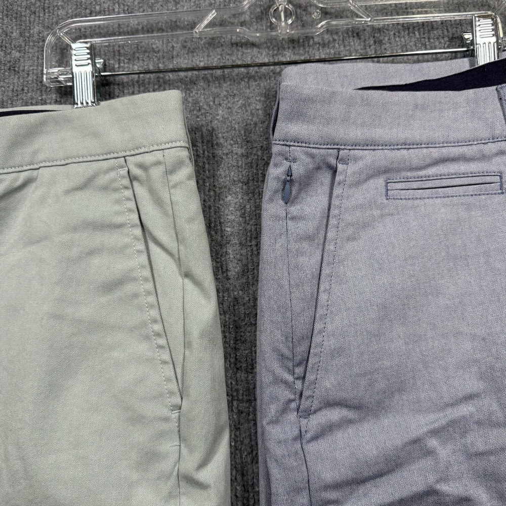 Lot of 2 J.Crew Mens Chino Shorts W36 Blue Green Flat Front Casual - Picture 2 of 16